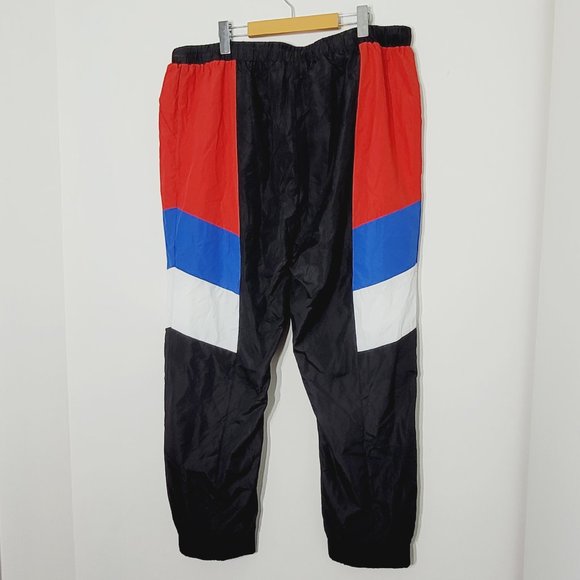 Fashion Nova Pants Men's Track Pants Casual Black Blue Red White Tie String 3X - Picture 11 of 13